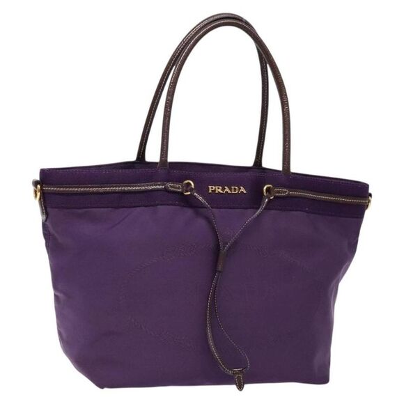 Pre Loved prada Women Purple Tote Bags - Picture 1 of 8